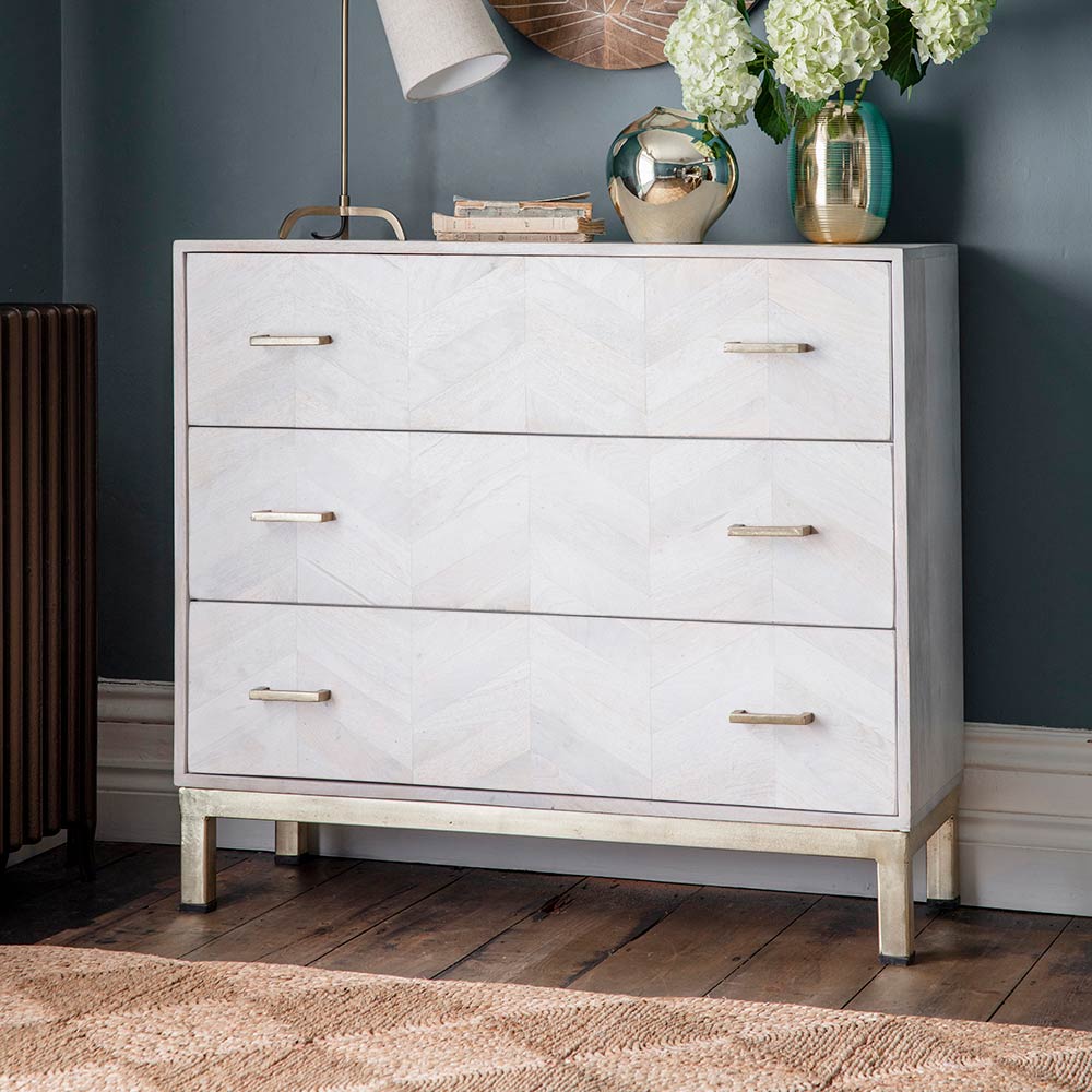 Chevron Chest Of Drawers