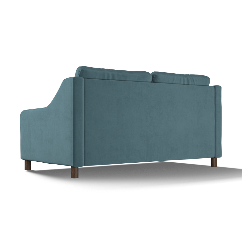 Hampton 3-Seat Sofa In Airforce Easy Care Velvet