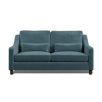 Hampton 3-Seat Sofa In Airforce Easy Care Velvet