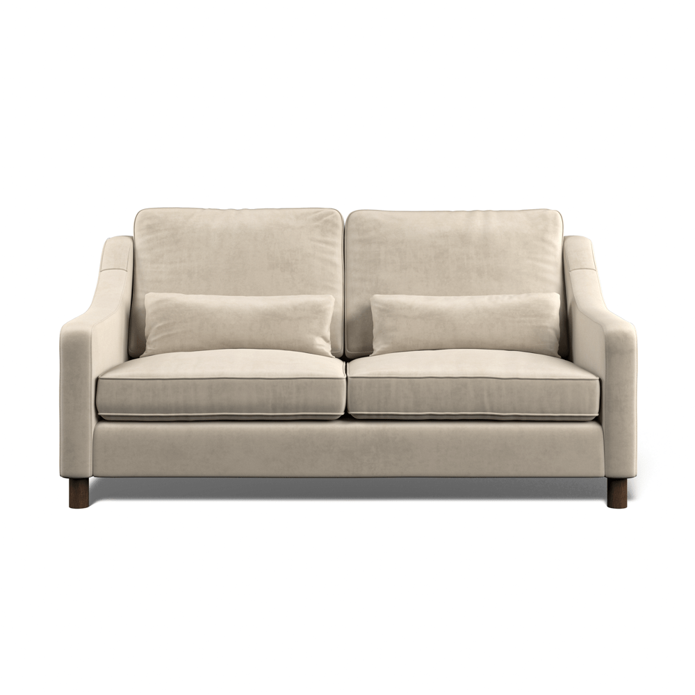 Hampton 3-Seat Sofa In Bone Easy Care Velvet
