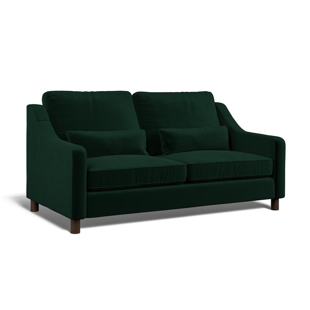Hampton 3-Seat Sofa In Hunter Easy Care Velvet