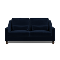 Hampton 3-Seat Sofa In Indigo Easy Care Velvet