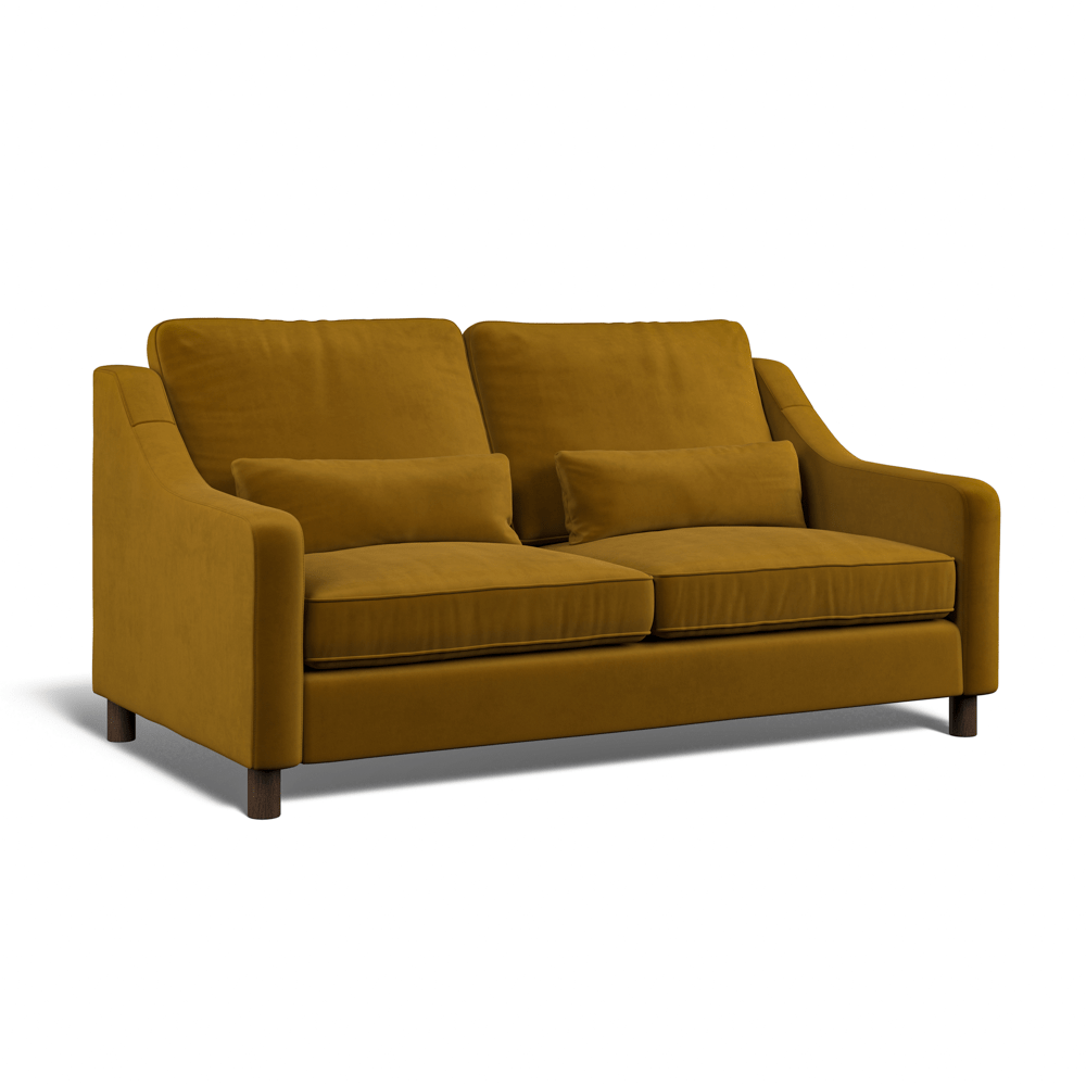 Hampton 3-Seat Sofa In Turmeric Easy Care Velvet