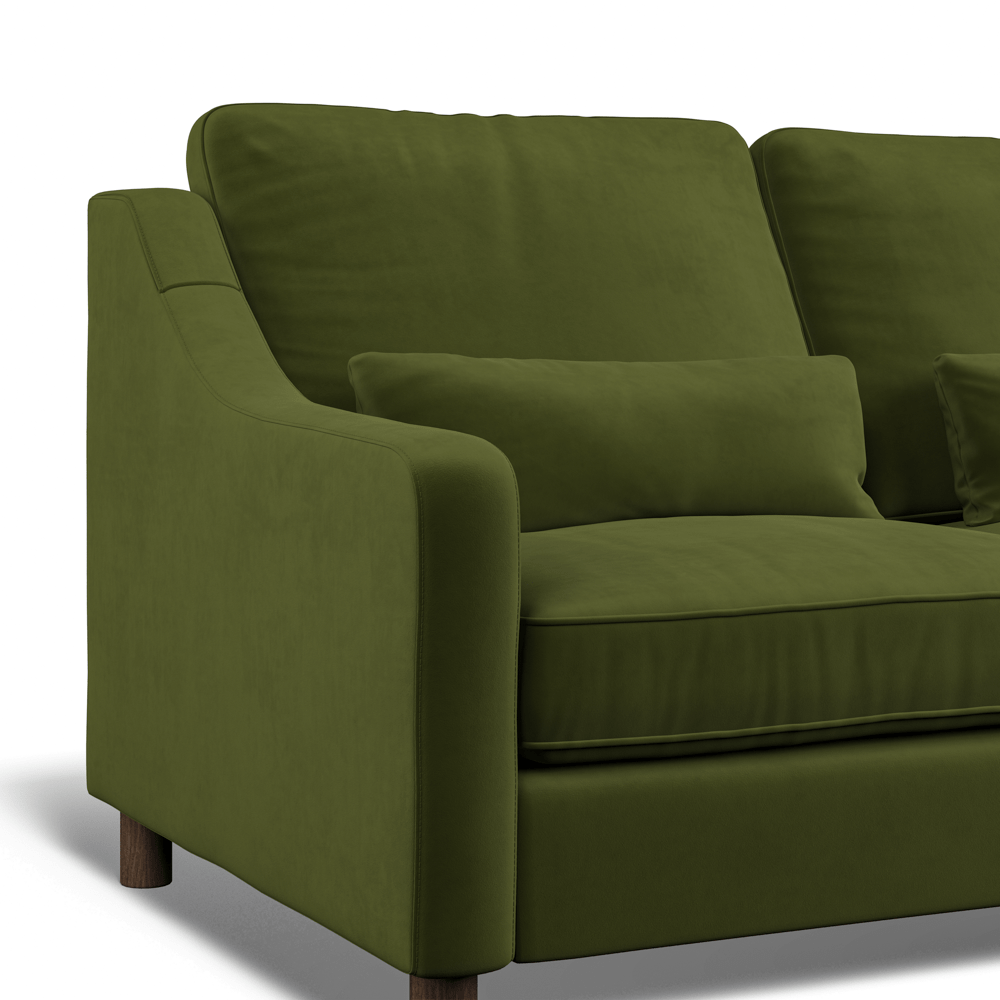 Hampton 3-Seat Sofa In Vine Easy Care Velvet