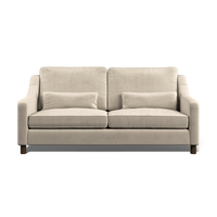 Hampton 4-Seat Sofa In Bone Easy Care Velvet