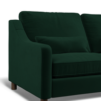 Hampton 4-Seat Sofa In Hunter Easy Care Velvet