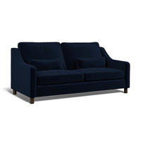 Hampton 4-Seat Sofa In Indigo Easy Care Velvet