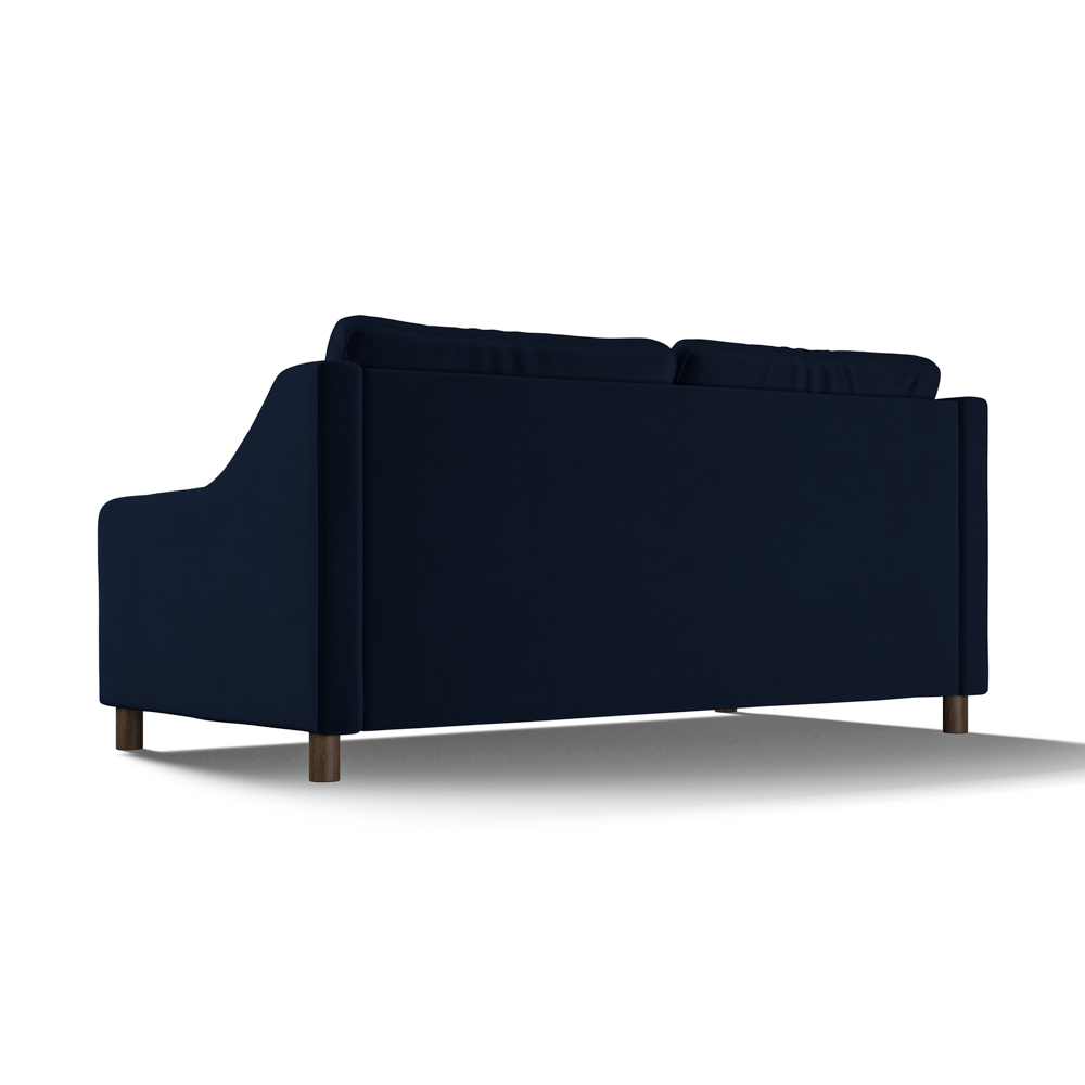 Hampton 4-Seat Sofa In Indigo Easy Care Velvet