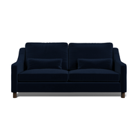 Hampton 4-Seat Sofa In Indigo Easy Care Velvet