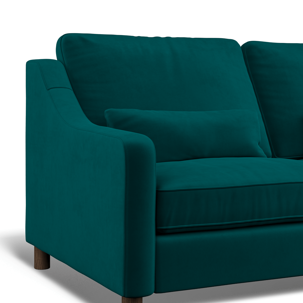 Hampton 4-Seat Sofa In Mallard Easy Care Velvet