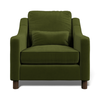 Hampton Armchair In Vine Eco Velvet
