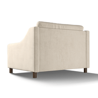 Hampton Loveseat In Bone Easy Care Velvet