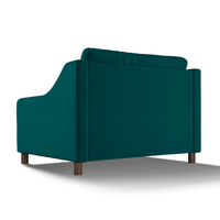 Hampton Loveseat In Mallard Easy Care Velvet