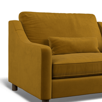 Hampton Loveseat In Turmeric Easy Care Velvet