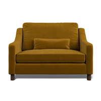 Hampton Loveseat In Turmeric Easy Care Velvet
