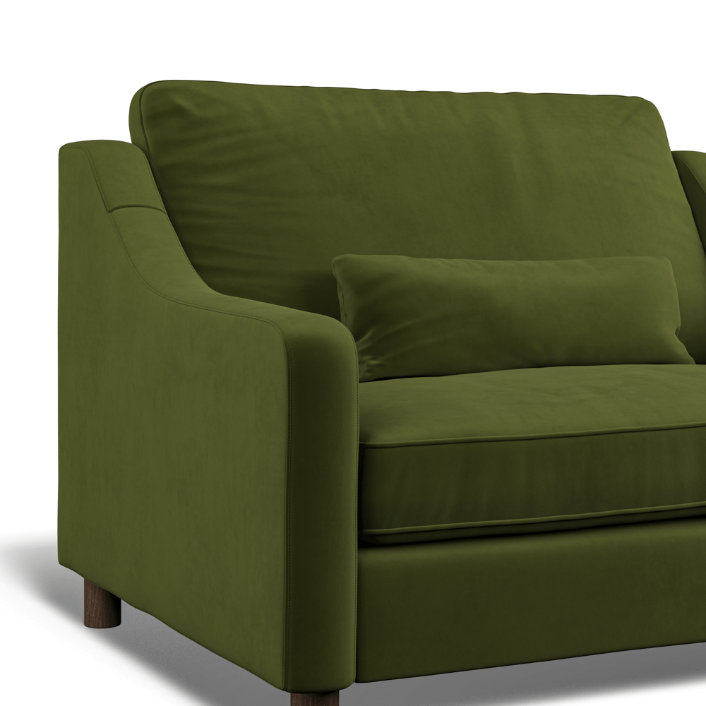 Hampton Loveseat In Vine Easy Care Velvet