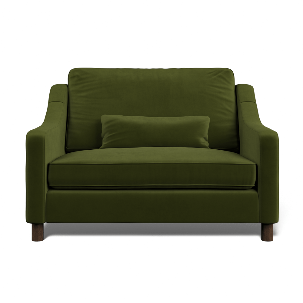 Hampton Loveseat In Vine Easy Care Velvet