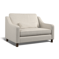 Hampton Loveseat In Ivory Boucle