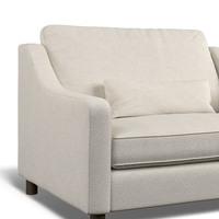 Hampton Loveseat In Ivory Boucle