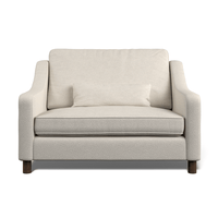 Hampton Loveseat In Ivory Boucle