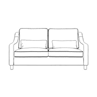 Hampton 3-Seat Sofa In Vine Easy Care Velvet