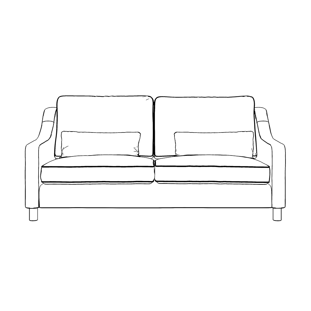 Hampton 4-Seat Sofa In Fern Boucle