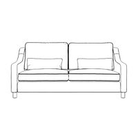 Hampton 4-Seat Sofa In Vine Easy Care Velvet