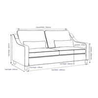 Hampton 4-Seat Sofa In Burnt Easy Care Velvet