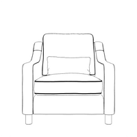 Hampton Armchair In Vine Eco Velvet