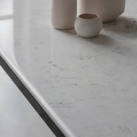 Cone Marble Dining Table 180Cm - Black
