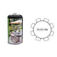 DELUXE COVER - 8 SEAT ROUND DINING SET