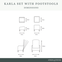 KARLA 5 PIECE RECLINER SET