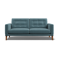 Fitzroy 3-Seat Sofa In Airforce Easy Care Velvet