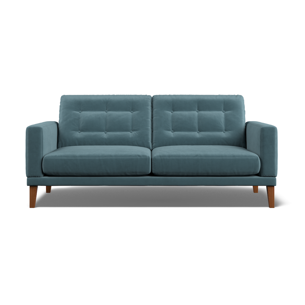 Fitzroy 3-Seat Sofa In Airforce Easy Care Velvet
