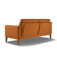 Fitzroy 3-Seat Sofa In Burnt Easy Care Velvet