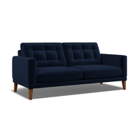 Fitzroy 3-Seat Sofa In Indigo Easy Care Velvet