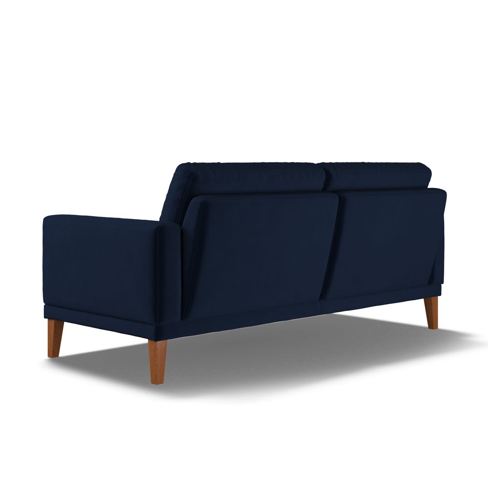 Fitzroy 3-Seat Sofa In Indigo Easy Care Velvet