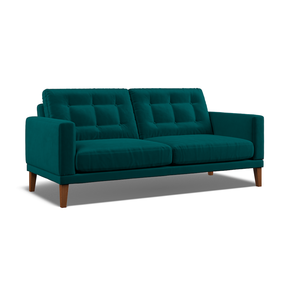 Fitzroy 3-Seat Sofa In Mallard Easy Care Velvet