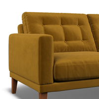 Fitzroy 3-Seat Sofa In Turmeric Easy Care Velvet