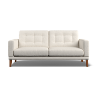 Fitzroy 3-Seat Sofa In Ivory Boucle