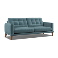 Fitzroy 4-Seat Sofa In Airforce Easy Care Velvet