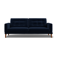 Fitzroy 4-Seat Sofa In Indigo Easy Care Velvet