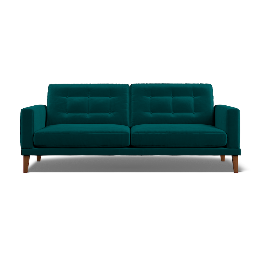 Fitzroy 4-Seat Sofa In Mallard Easy Care Velvet