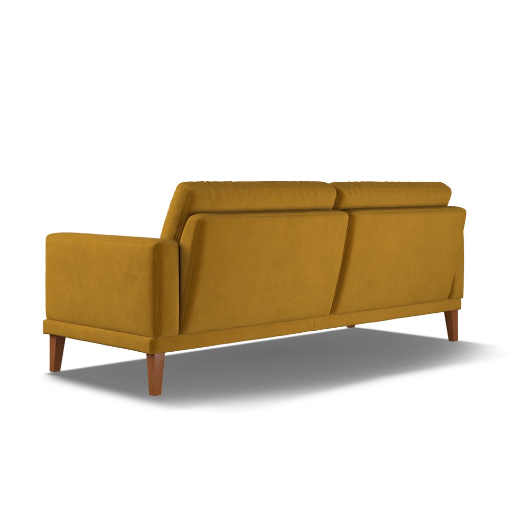 Fitzroy 4-Seat Sofa In Turmeric Easy Care Velvet