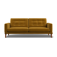 Fitzroy 4-Seat Sofa In Turmeric Easy Care Velvet