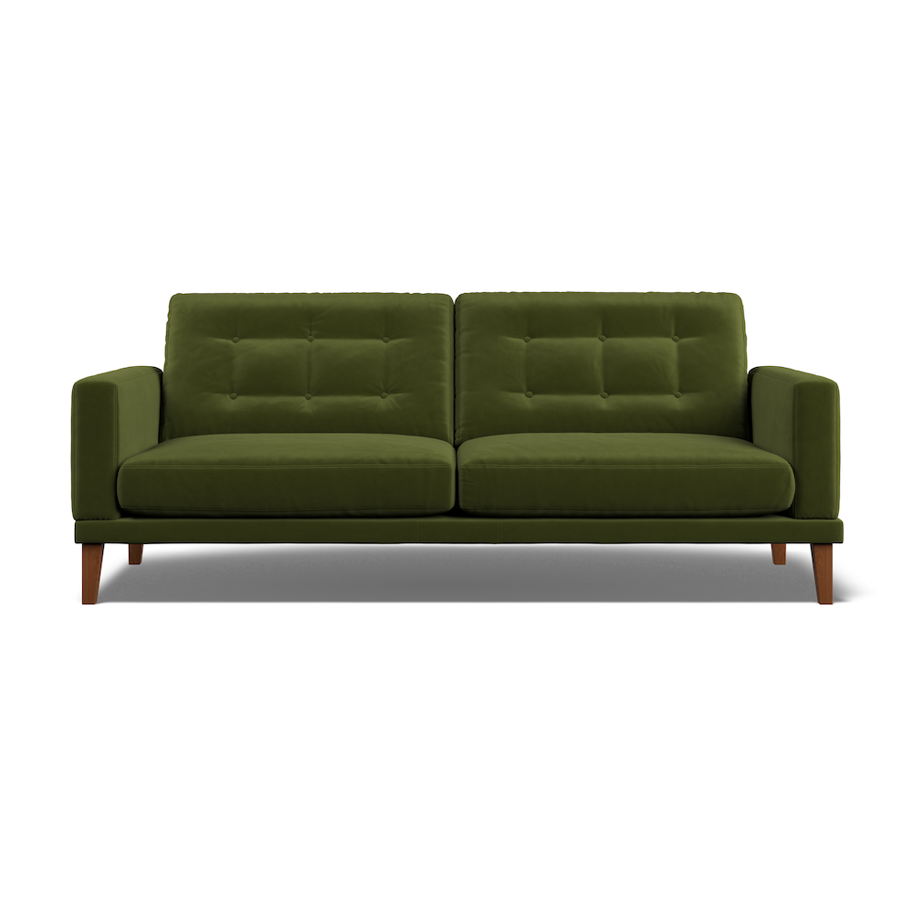 Fitzroy 4-Seat Sofa In Vine Easy Care Velvet