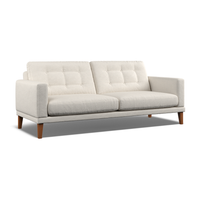 Fitzroy 4-Seat Sofa In Ivory Boucle