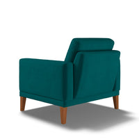 Fitzroy Armchair In Mallard Easy Care Velvet