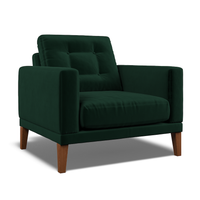Fitzroy Armchair In Hunter Easy Care Velvet