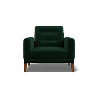 Fitzroy Armchair In Hunter Easy Care Velvet